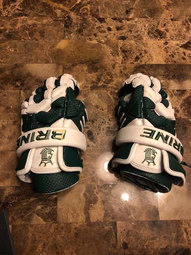 Green  Player Brine Lacrosse Gloves 12"