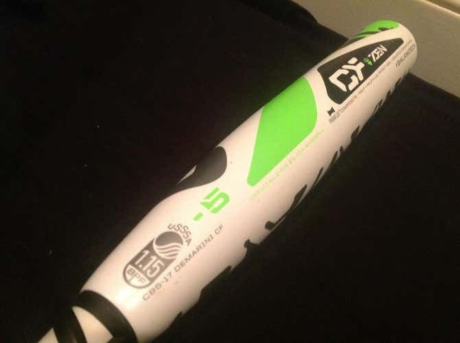 2017 DeMarini CF Zen CB5 33/28 COOPERSTOWN SPECIAL! OG BOMB DROPPER!