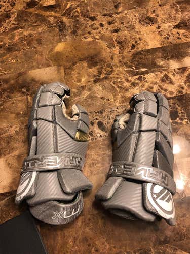 Gray  Player Max Lacrosse Gloves 13"