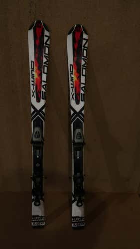 Kid's Salomon All Mountain Skis With Bindings