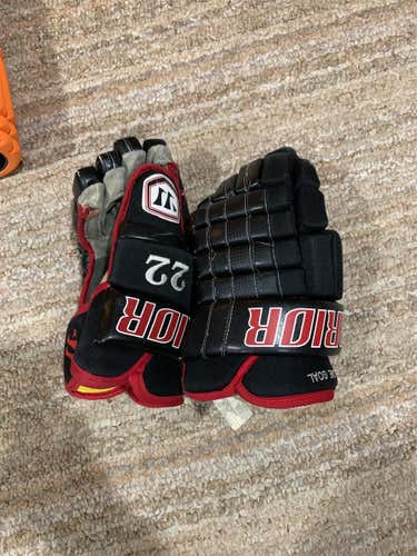 Black Senior Franchise Gloves 14" Pro Stock