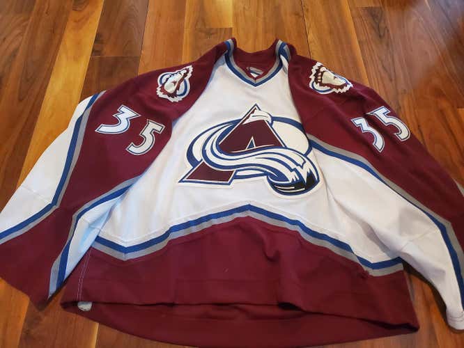 Colorado Avalanche Tyler Weiman Size 58 CCM Jersey Pro Stock