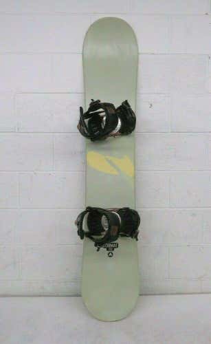 Airwalk Format 150cm Twin-Tip All-Mountain Snowboard w/RIDE Sigma Bindings GREAT