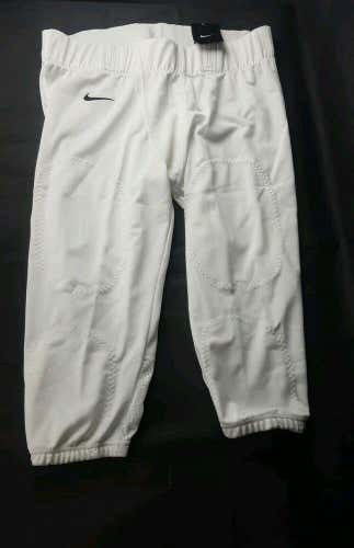 NIKE Team Defender Game Football White Pants Men's Size 2XL NWT