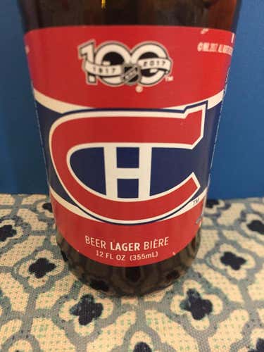 MOLSON MONTREAL CANADIANS BEER BOTTLE