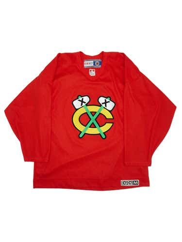 Vintage Chicago Blackhawks CCM Practice Jersey
