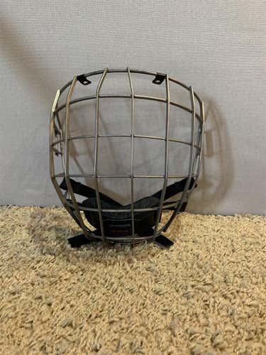 Silver New Large CCM Helmet