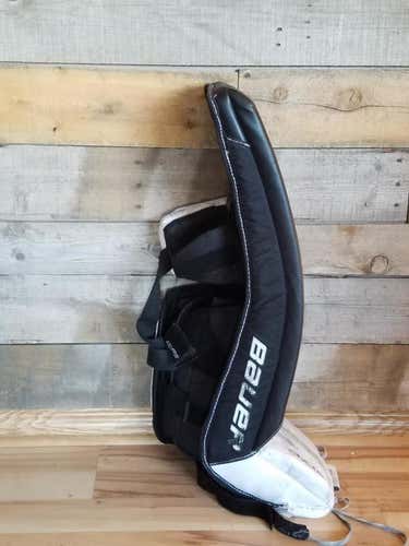 White Junior 31" Bauer Supreme S170 Goalie Leg Pads