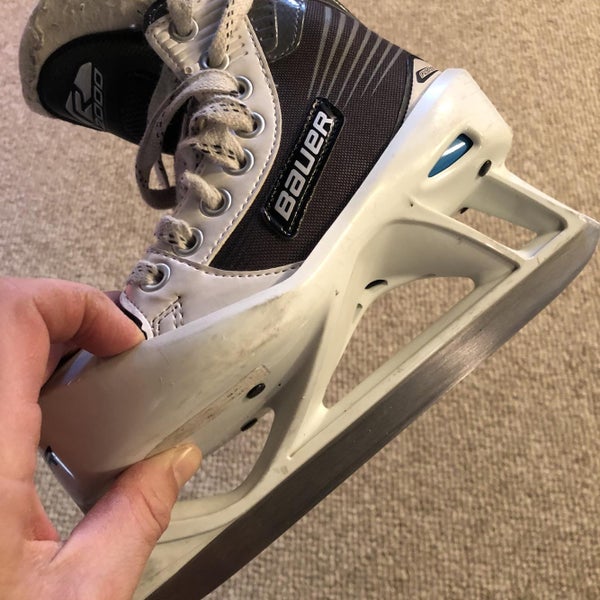 Bauer R2000 Youth Bauer Reactor 2000 D&R (Regular) Size 1 Hockey Goalie Skates ...
