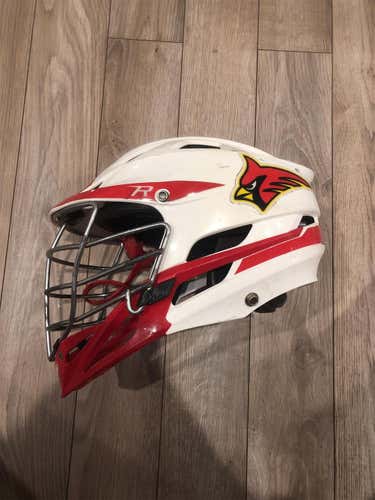 Calvert Hall White Adult Player Cascade R Helmet