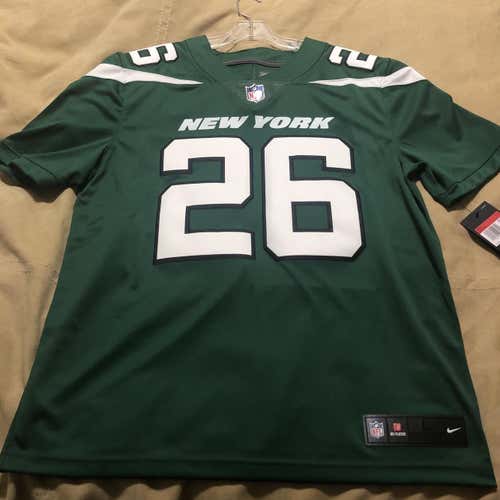 *BRAND NEW* Men's New York Jets Le'Veon Bell Nike White Vapor Limited Jersey