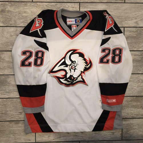 New! 1999 NHL CCM Buffalo Sabres Jersey Donald Audette Sz. XL Vintage VTG NWT