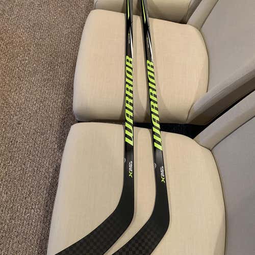 Pair Of Brand New Warrior Alpha QX4 W03 70 Flex Intermediate Hockey Sticks