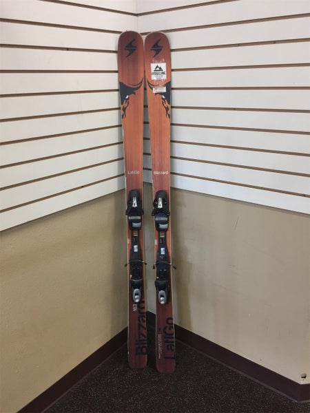 Blizzard LatiGo Skis with Bindings 170cm. Great carver/ripper ski! Just had professional Tune!!!