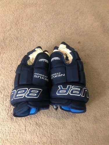 Blue Senior Bauer Nexus 9000 14"  Gloves