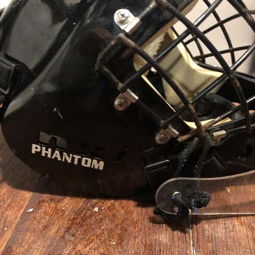 Black Senior  Goalie Mask