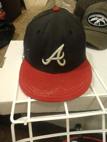 Atlanta Braves 7 1/4 Blue New Era Fitted Hat