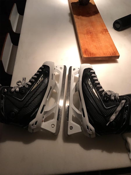 BRAND NEW Senior CCM RibCor 44K D&R (Regular) Pro Stock Size 8.5 Hockey Goalie Skates