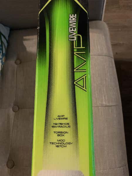 k2 amp livewire skis Men's 2015 K2 AMP Livewire With Bindings Skis | SidelineSwap