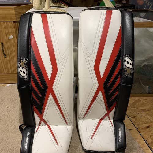 Black Senior 34" Brian's Subzero 7.0 Goalie Leg Pads