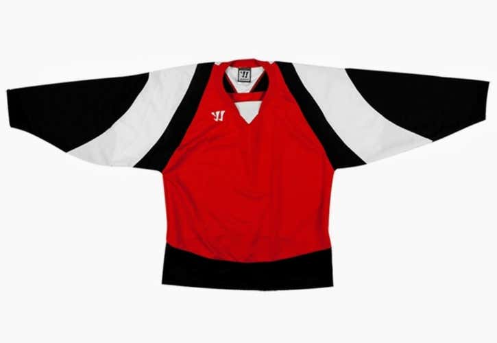 New Men's Goalie Cut Warrior Jersey - Red