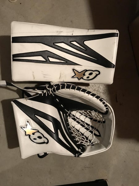 Brian’s G-Netik 8.0 Senior goalie glove and blocker full right