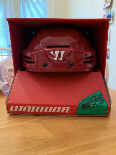 Red Adult Warrior Krown PX3 Helmet