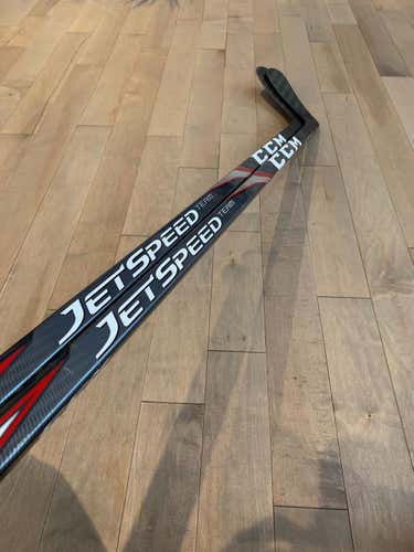 New CCM Jetspeed FT2 Team Sticks Prostock 2-Pack Left 75 Flex P90