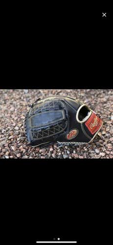 Black High School/College Pitcher's Pro Preferred 12" Baseball Glove