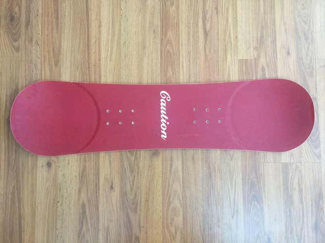 Caution USA Snowboards 01921 RARE VINTAGE 94CM Red SNOWBOARD / WALL DISPLAY!