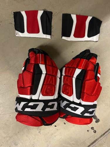 Senior CCM NJD Gloves 14" Pro Stock W/SHOT BLOCKERS