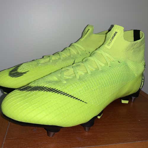 Green Men's Detachable Cleats Nike Superfly VI elite Cleats