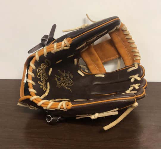 **NWOT** 11.75” Rawlings Heart of the Hide PRO205W-2CH (Dark Brown/Copper Tan)