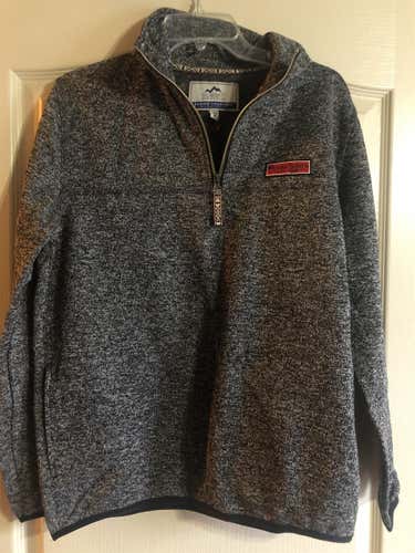 Nebraska Cornhuskers Women’s 1/4 Zip Pullover Heather Grey Sweatshirt Medium M Summit Sportswear