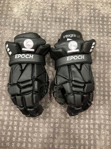 Black  Player Epoch Integra LE 13" Lacrosse Gloves/ 2019 NYSR Parocihal Team Glove