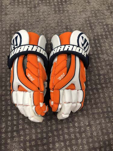 Orange  Player Warrior Evo 13" Lacrosse Gloves