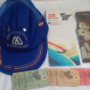 1981 Skiing Collector’s Items - Mont Sainte Anne (Quebec)
