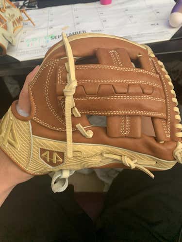 Custom 44 pro oiled chestnut, gold, and white