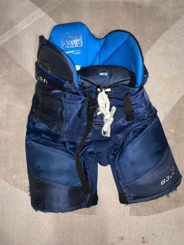 Blue Senior Medium Bauer One75 Hockey Pants