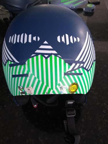 Blue Medium Shred Helmet FIS Legal