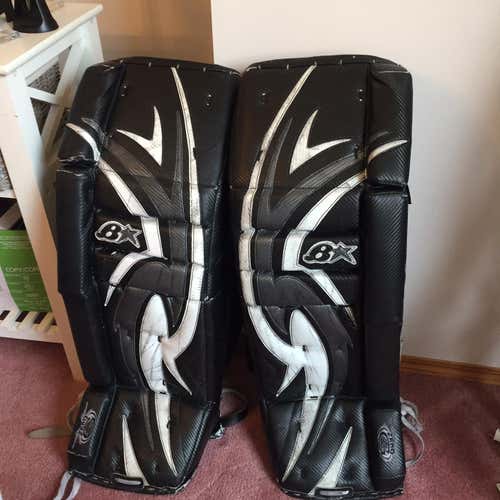 Black Senior 35" Regular Zero G  Goalie Full Set