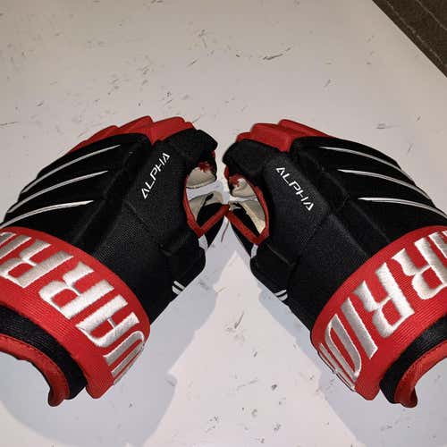 Red Senior Warrior Alpha QX4 13" Gloves