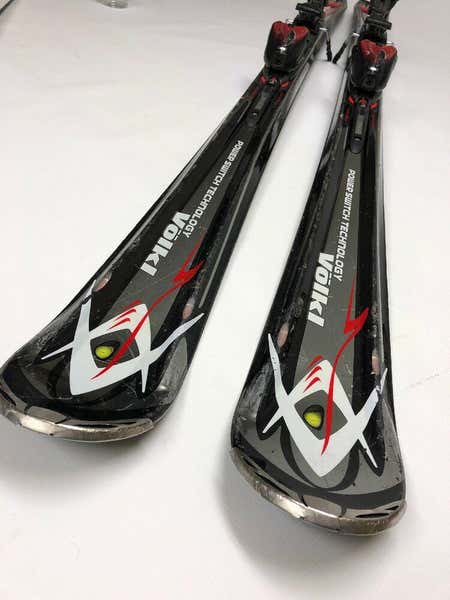 VOLKL 12FT TigerShark 168 cm Skis / Matching Marker Motion Tiger