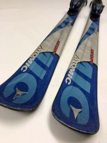 ATOMIC IZOR 7:5 All-Mountain SKIS 159 Cm  w/ device 310 Integrated Bindings ❅❅