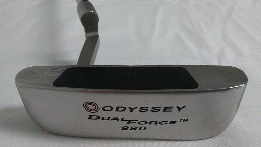 Odyssey Dual Force 990 Putter 35" (Steel, LEFT) LH Stronomic Offset Golf Club No Trades