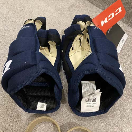 Blue Junior CCM Ltp 12" Gloves