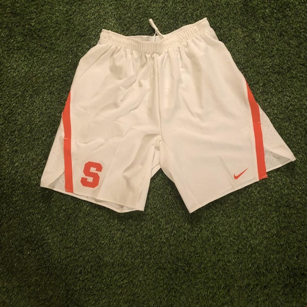 Brand New Men's Large Nike Syracuse White Lacrosse Shorts