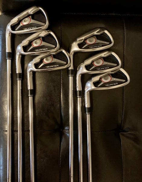 Men's TaylorMade Left Handed Burner Iron Set (5-PW) Regular Flex Steel Shaft