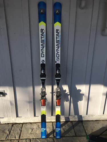 2016 Dynastar Racing Ski -Course WC FIS SG with Rossignol 150 Axial 2 Bindings -183 CM - 30 M Radius