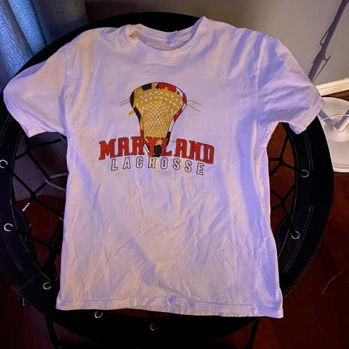 White Maryland Lacrosse Shirt